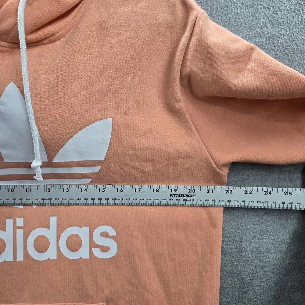 Adidas Men Hoodie M Pink Logo Embroidery Trefoil Hu Hiking Pharrell Williams‎